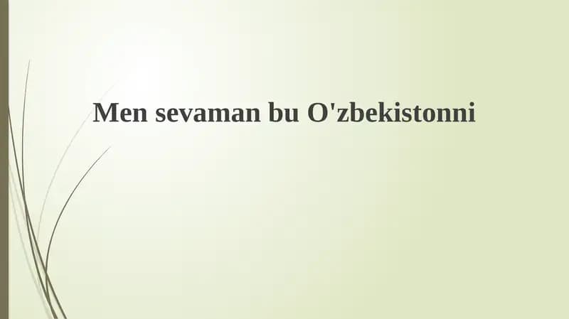 O'zbekiston: Tarix va Madaniyat Gavhari