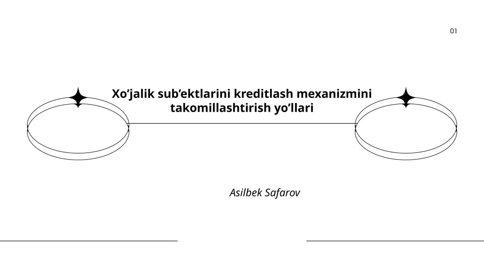 Xo'jalik sub'ektlarini kreditlash mexanizmini takomillashtirish yo’llari