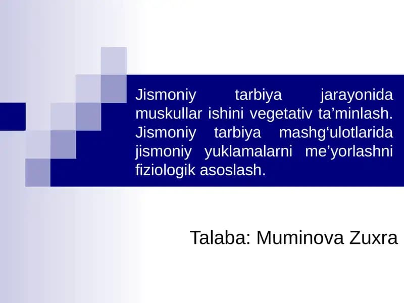 Jismoniy tarbiya tizimi