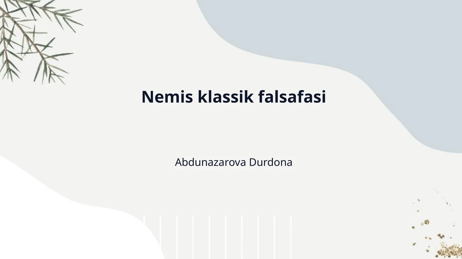 Nemis klassik falsafasi