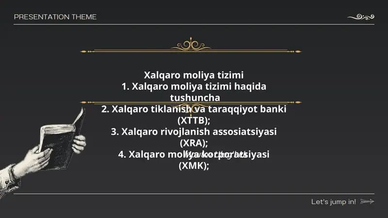 Xalqaro moliya tizimi