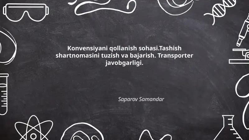 Konvensiyani qollanish sohasi