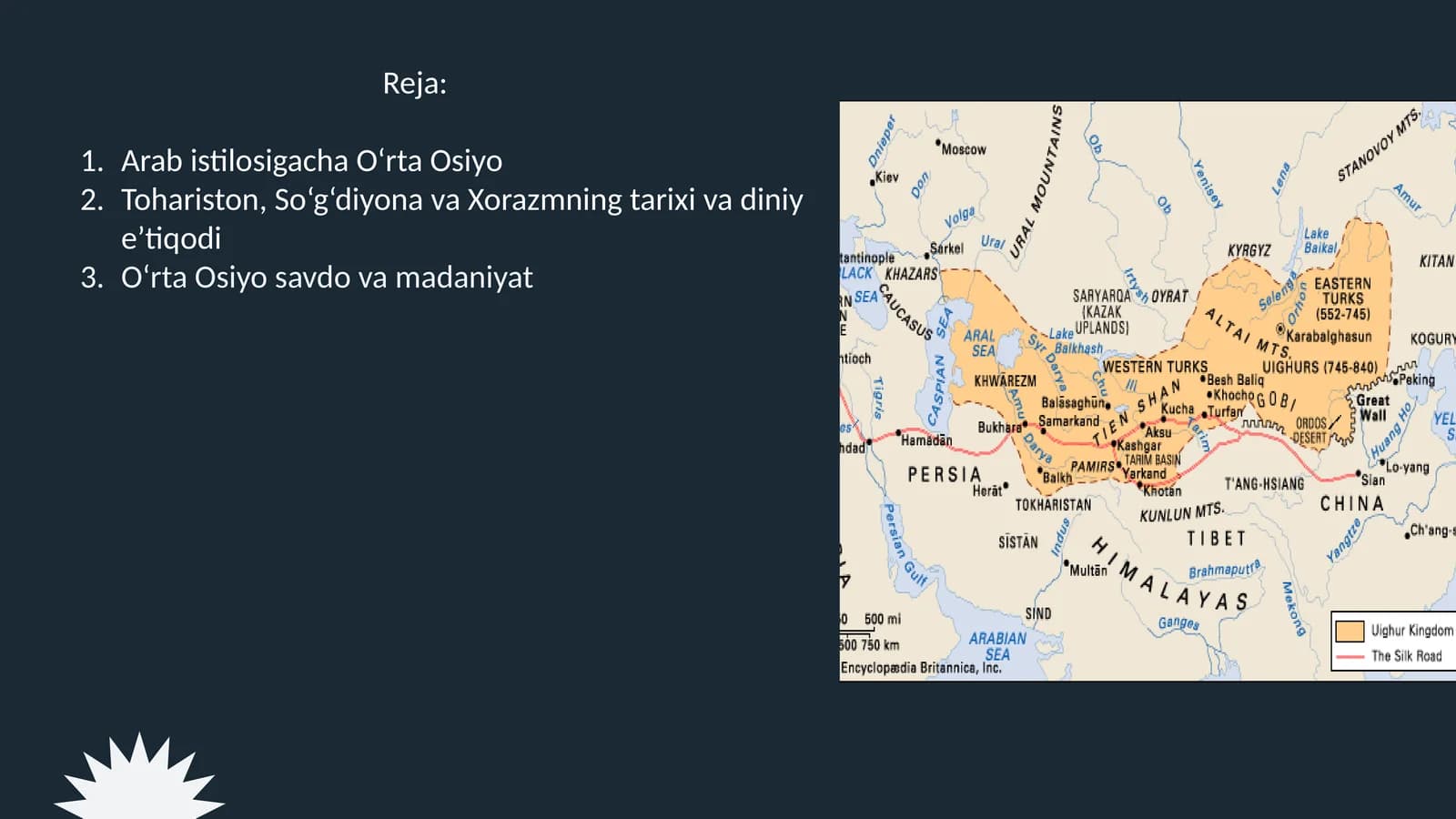 O‘rta Osiyo savdo va madaniyat