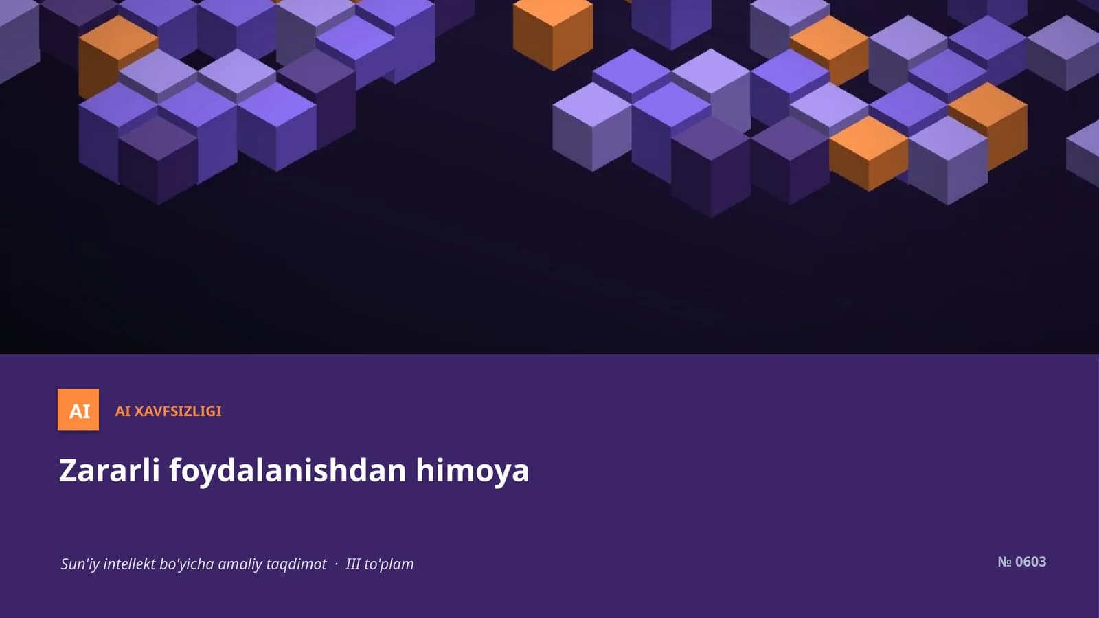 AI XAVFSIZLIGI