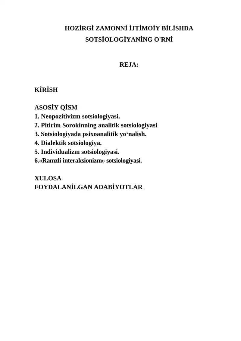 Sotsiologiya
