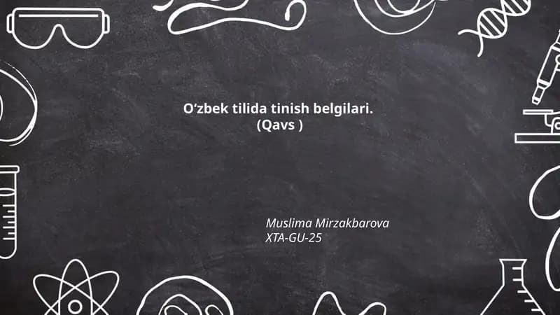 O‘zbek tilida tinish belgilari