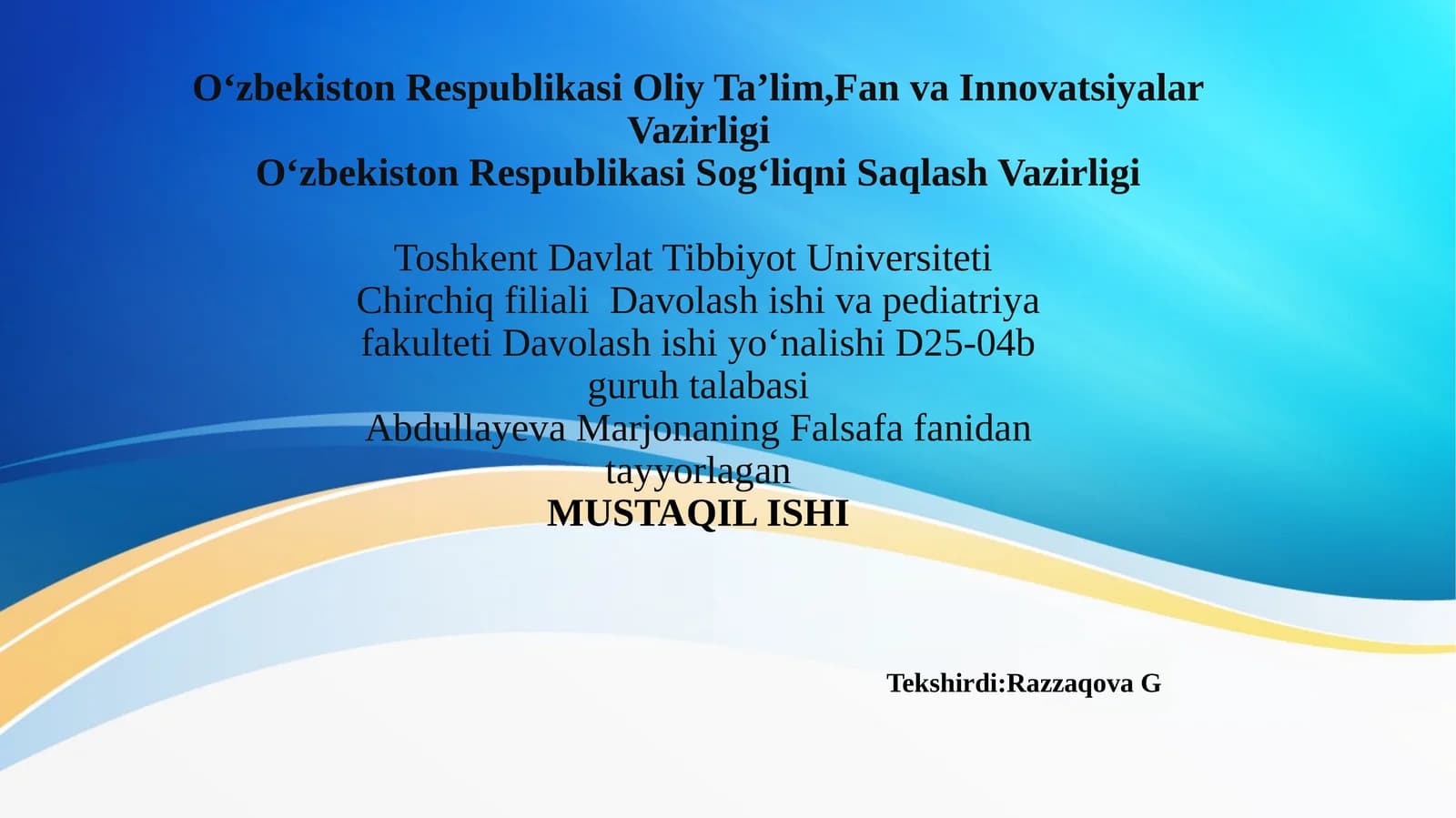 Abu Rayhon Beruniyning qadimgi xalqlardan qolgan yodgorliklar asarida falsafiy fikrlarning tahlili