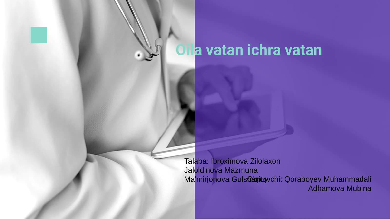 Oila vatan ichra vatan