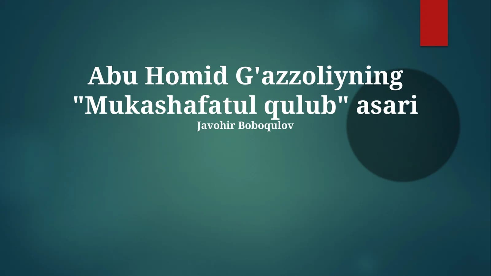 Mukashafatul qulub