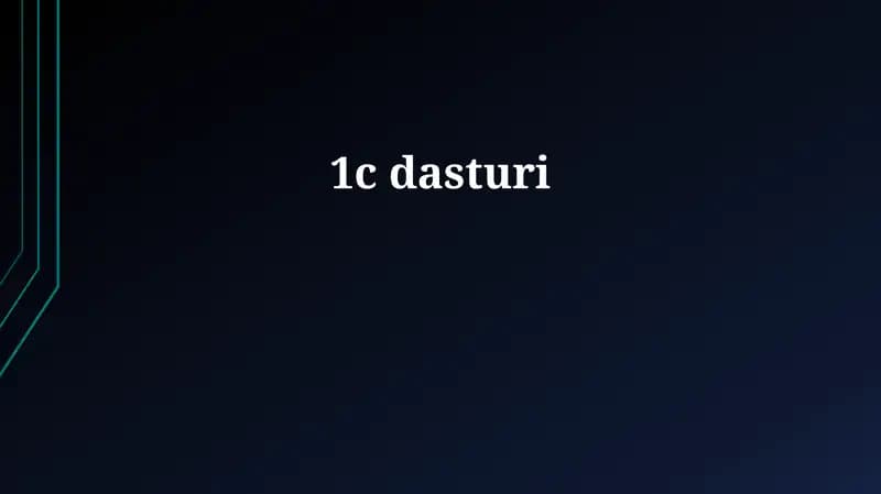 1C dasturi