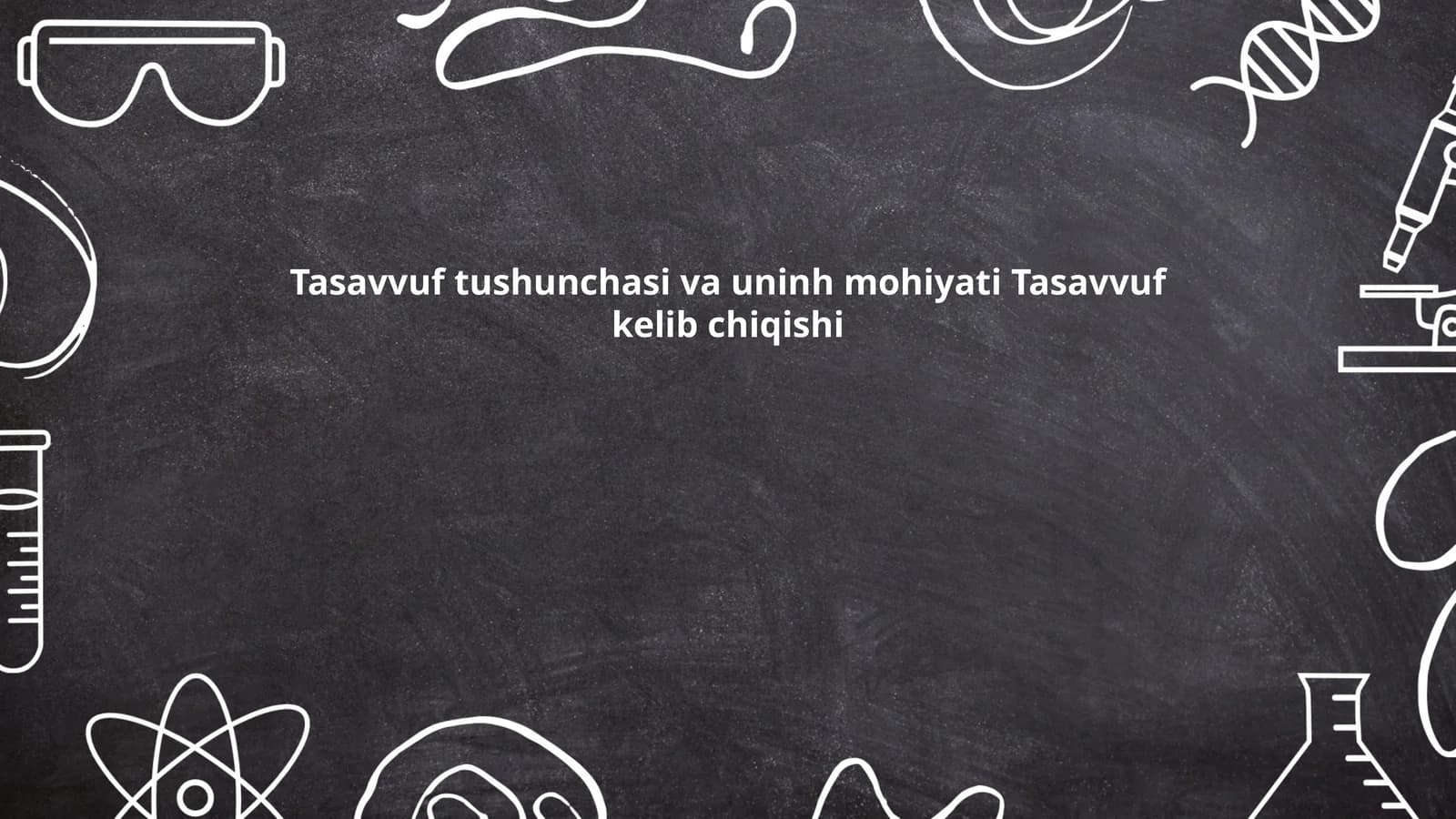Tasavvuf tushunchasi