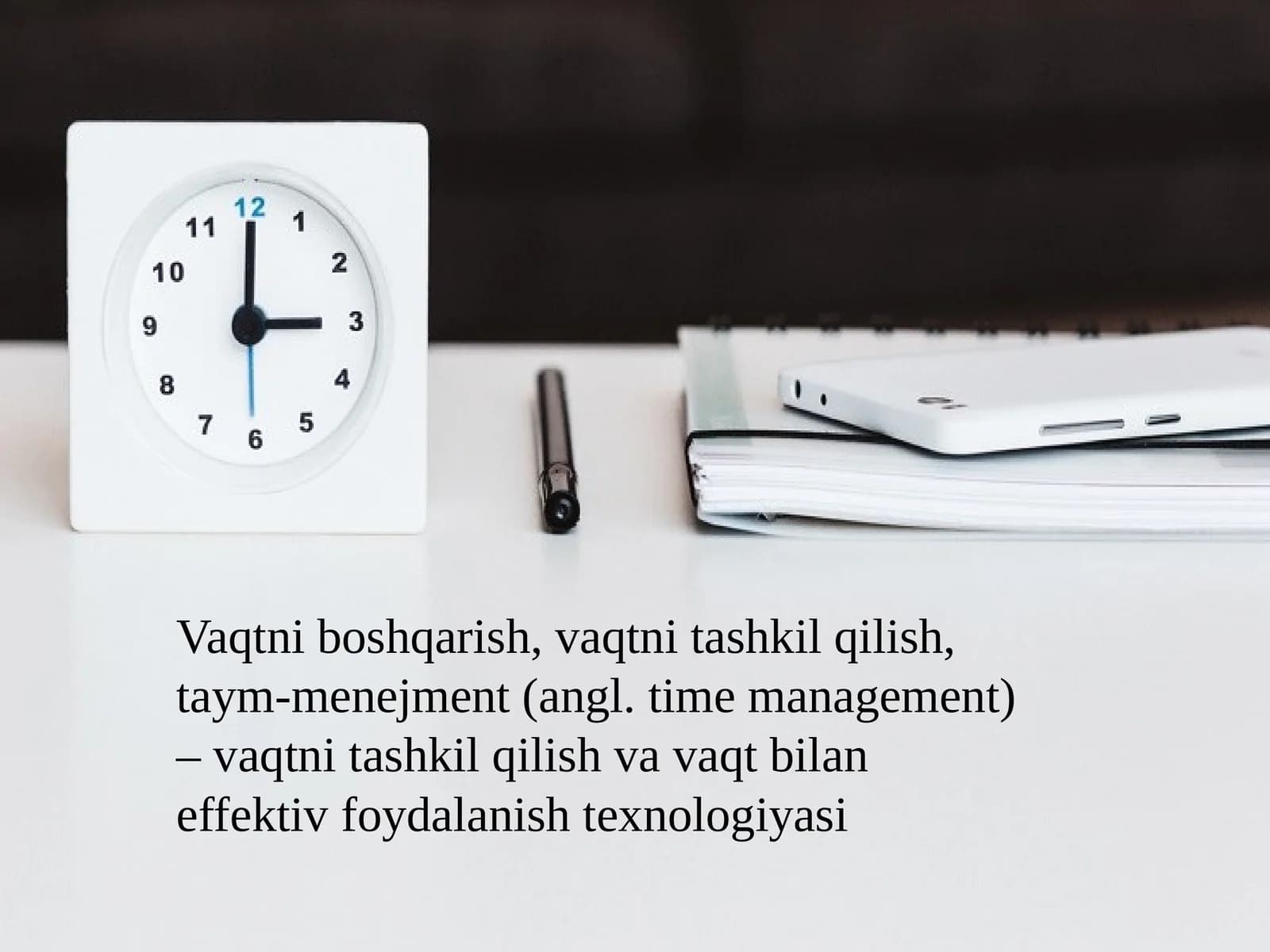 Vaqtni boshqarish