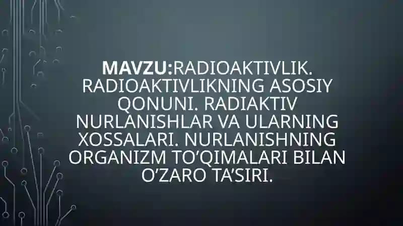 Radioaktivlik