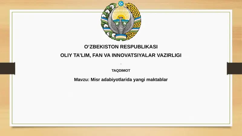 Adabiy maktablar ta'rifi