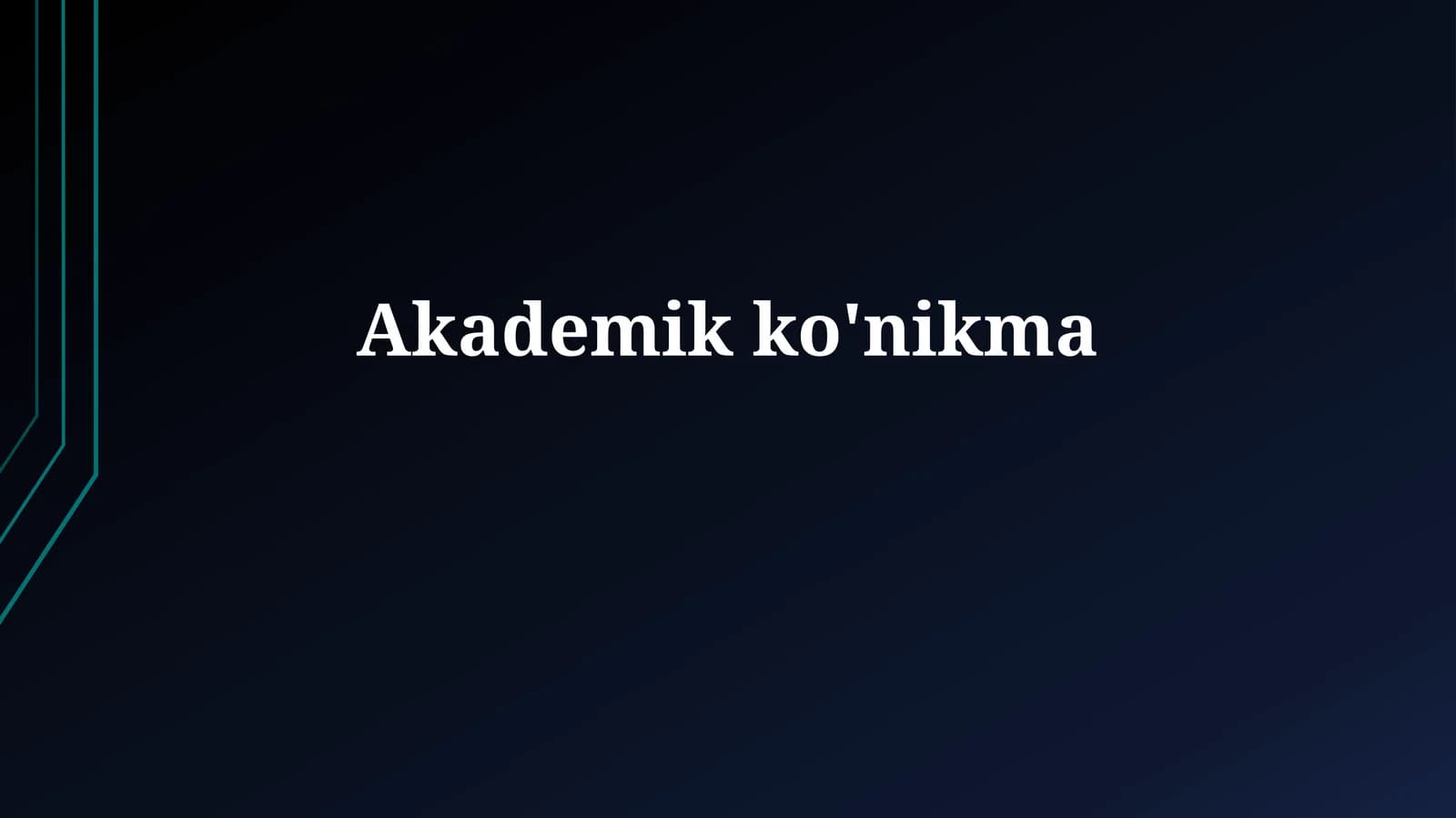 Akademikko'nikma