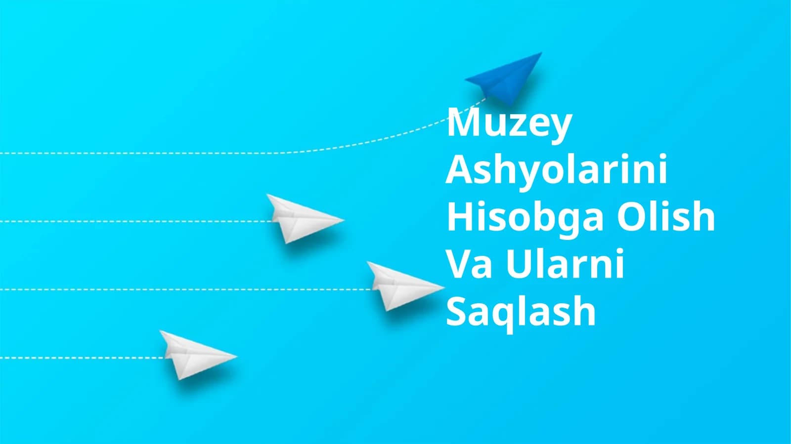Muzey Ashyolarini Hisobga Olish Va Ularni Saqlash
