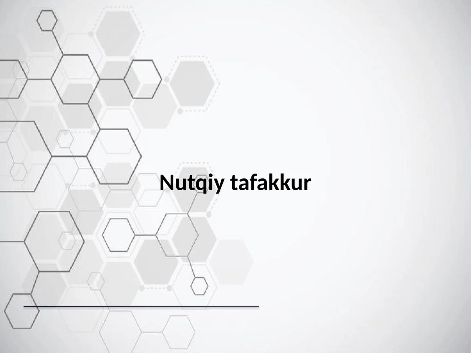 Nutqiy tafakkur