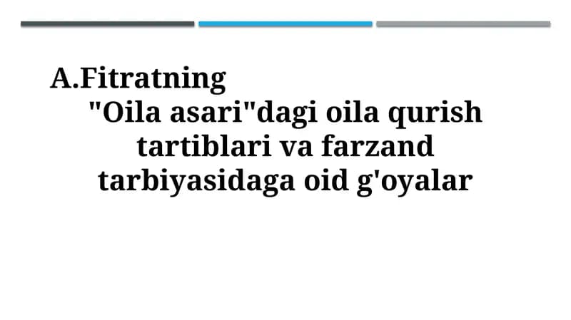 Oilaviy munosabatlarda teng huquqlilik va sheriklik tamoyillari
