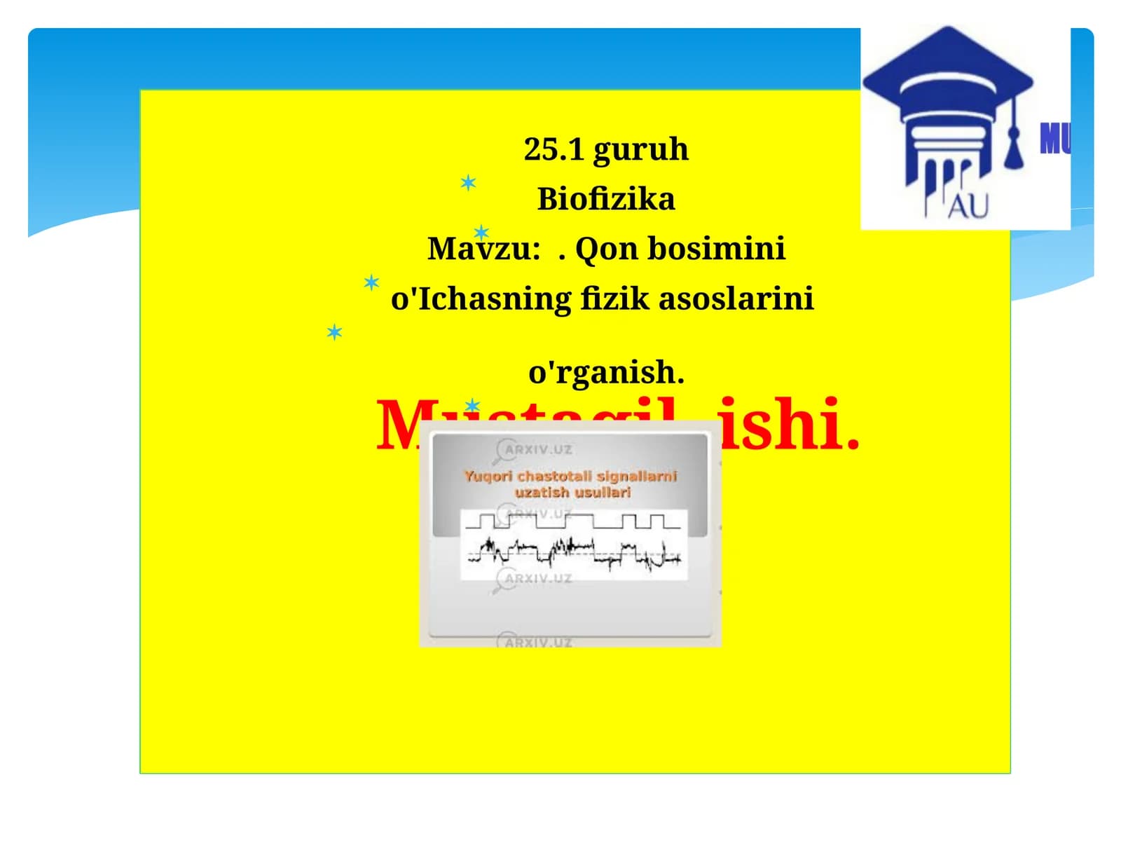 Biofizika  Qon bosimini o'lchashning fizik asoslari.pptx