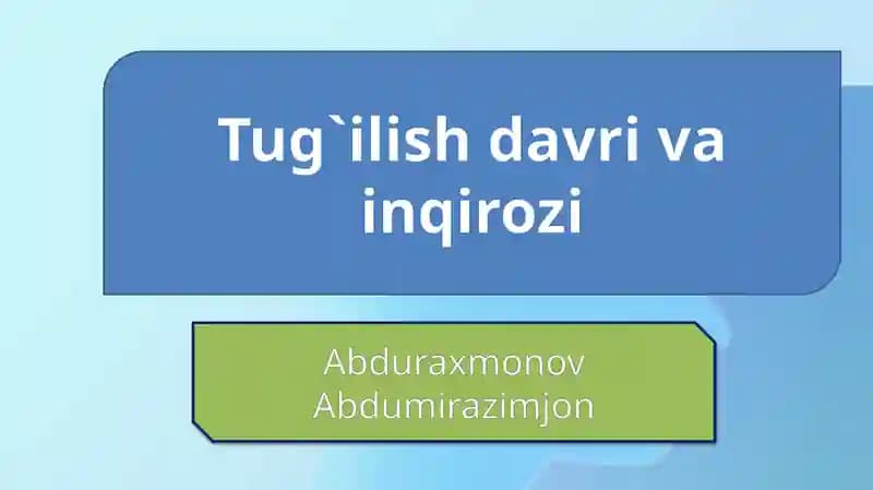 Tug`ilish davri vainqirozi