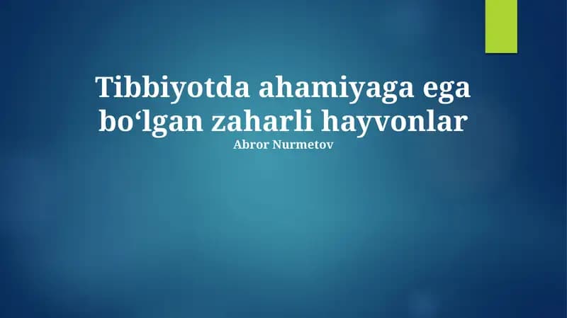 Baliq Zahrlarining Turli Xillari