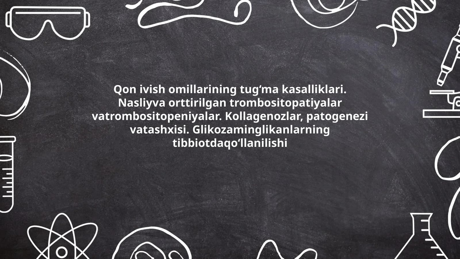 Glikozaminglikanlarning tibbiotdaqo‘llanilishi