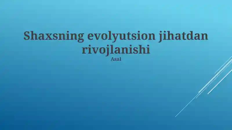Zamonaviy Insonlar va Undan Keyin