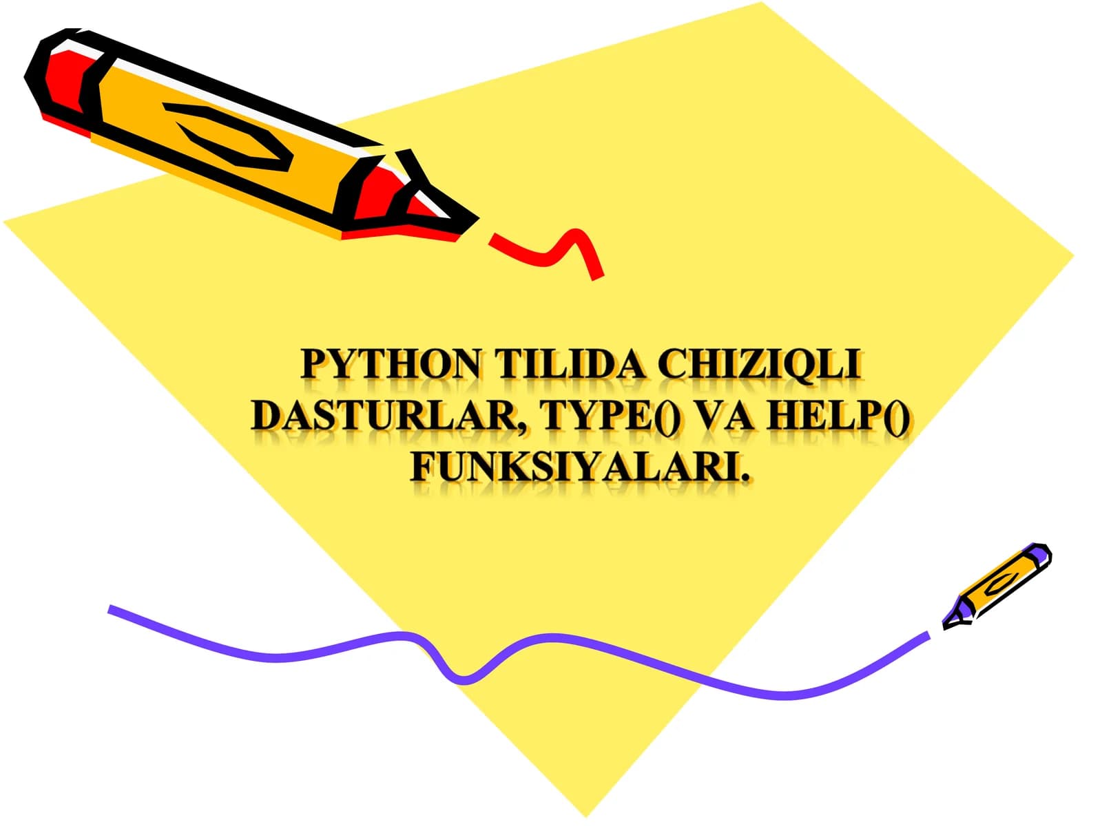 Python tilida chiziqli dasturlar