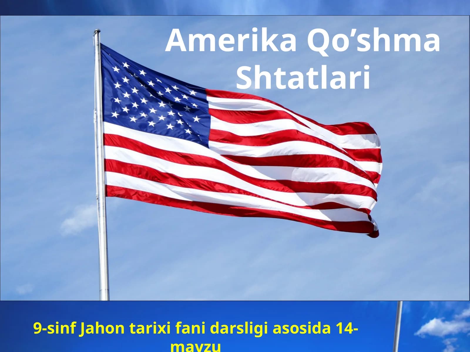 Amerika Qo’shma Shtatlari Iqtisodiy taraqqiyot