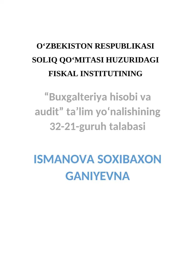 Soliq tekshiruvi, Soliq auditasi