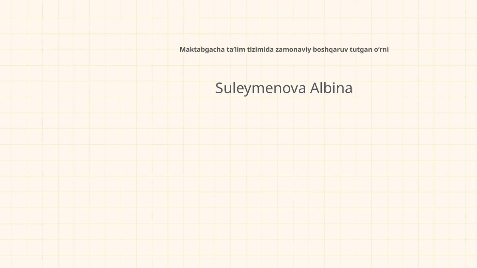 Zamonaviy boshqaruv tutgan oʻrni