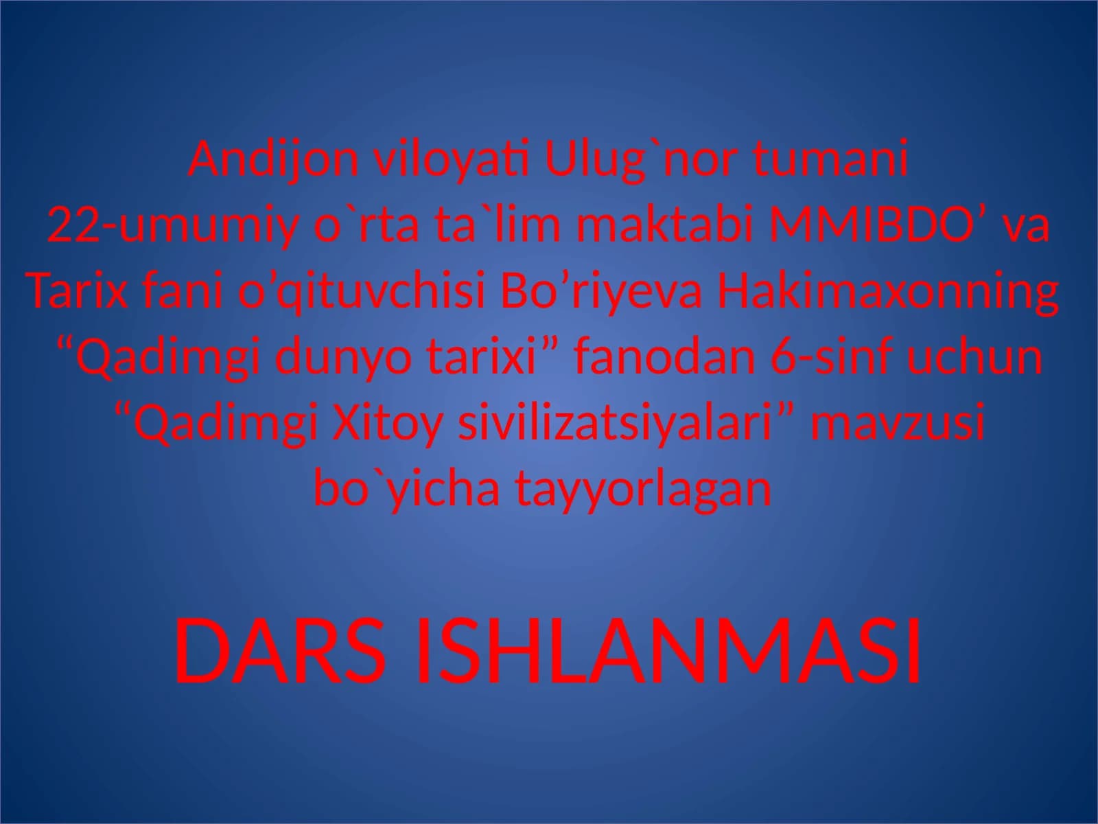 Qadimgi Xitoy sivilizatsiyalari