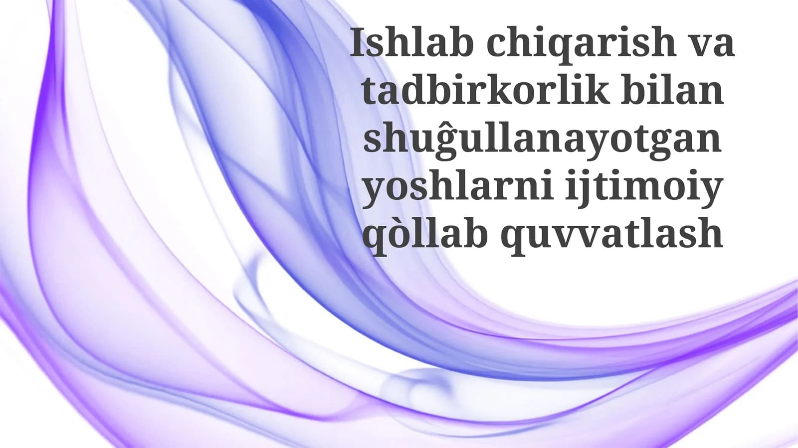 Kelajakdagi rejalar va istiqbollar