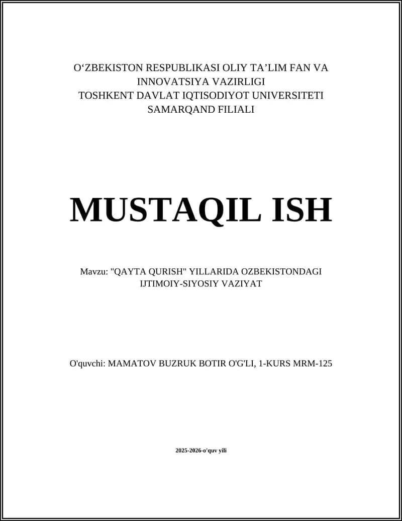 Qayta qurish
