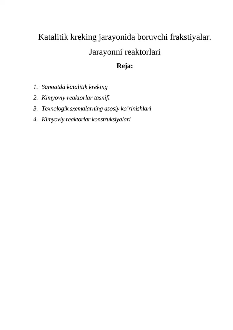 Katalitik kreking