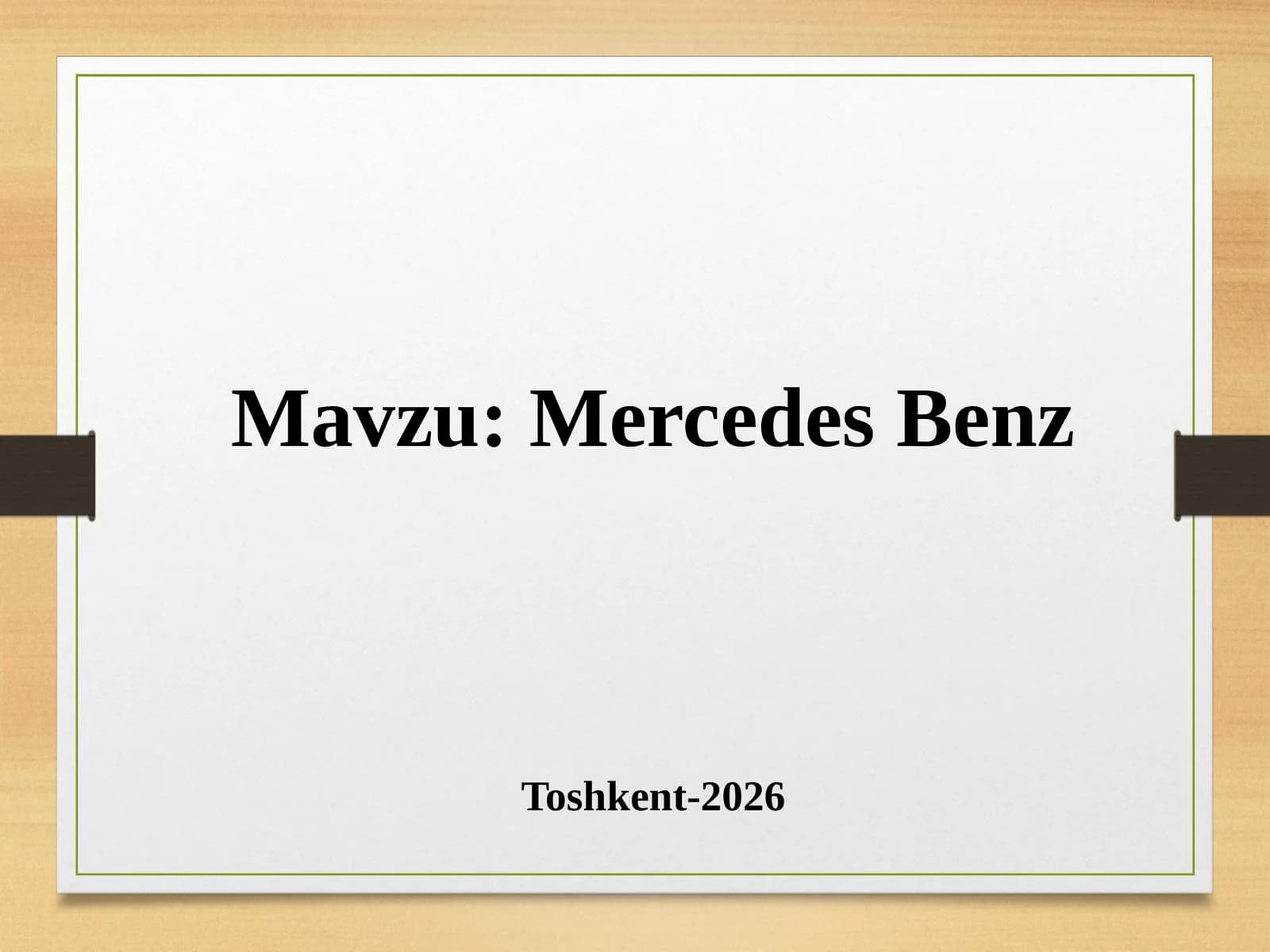 Mercedes Benz