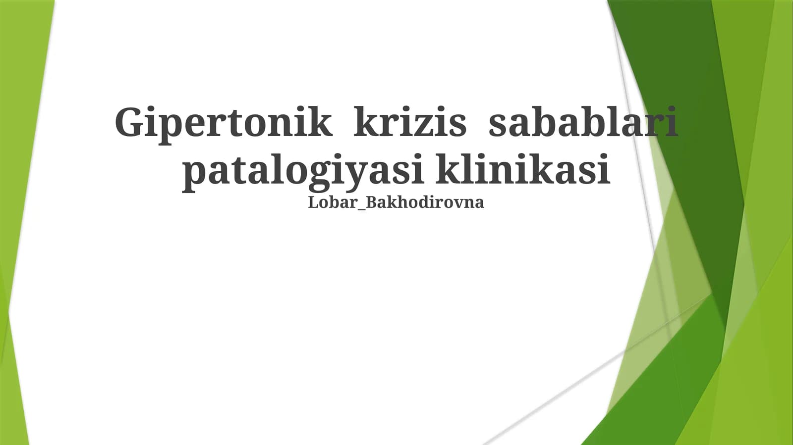 Gipertonik krizis sabablari patalogiyasi klinikasi