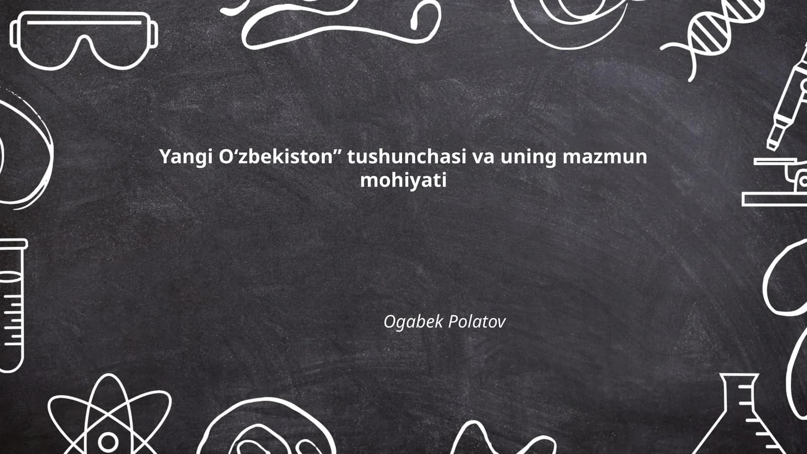 Yangi O‘zbekiston konsepsiyasi