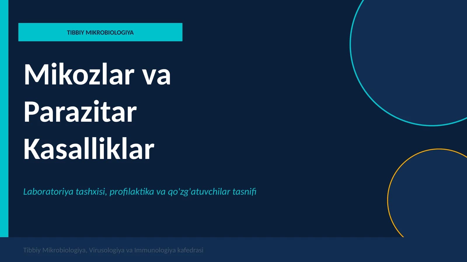 Mikoz qo'zgatuvchilari  yuza va chuqur mikoz (zamburug'li kasalliklar)