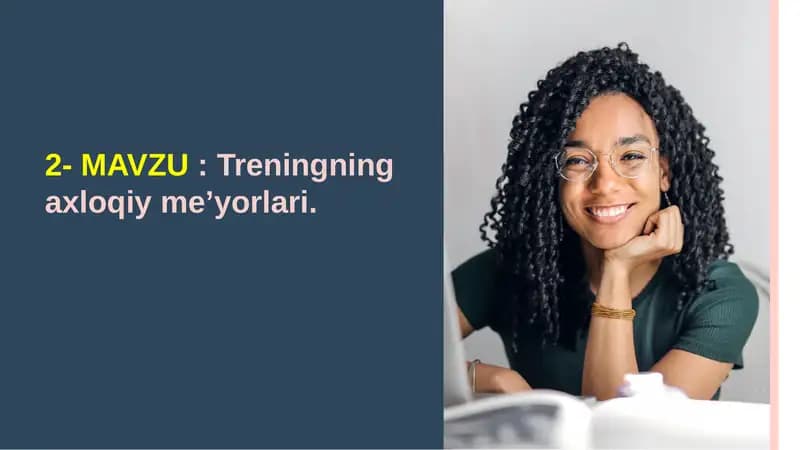 Treningning axloqi yem'yorlari