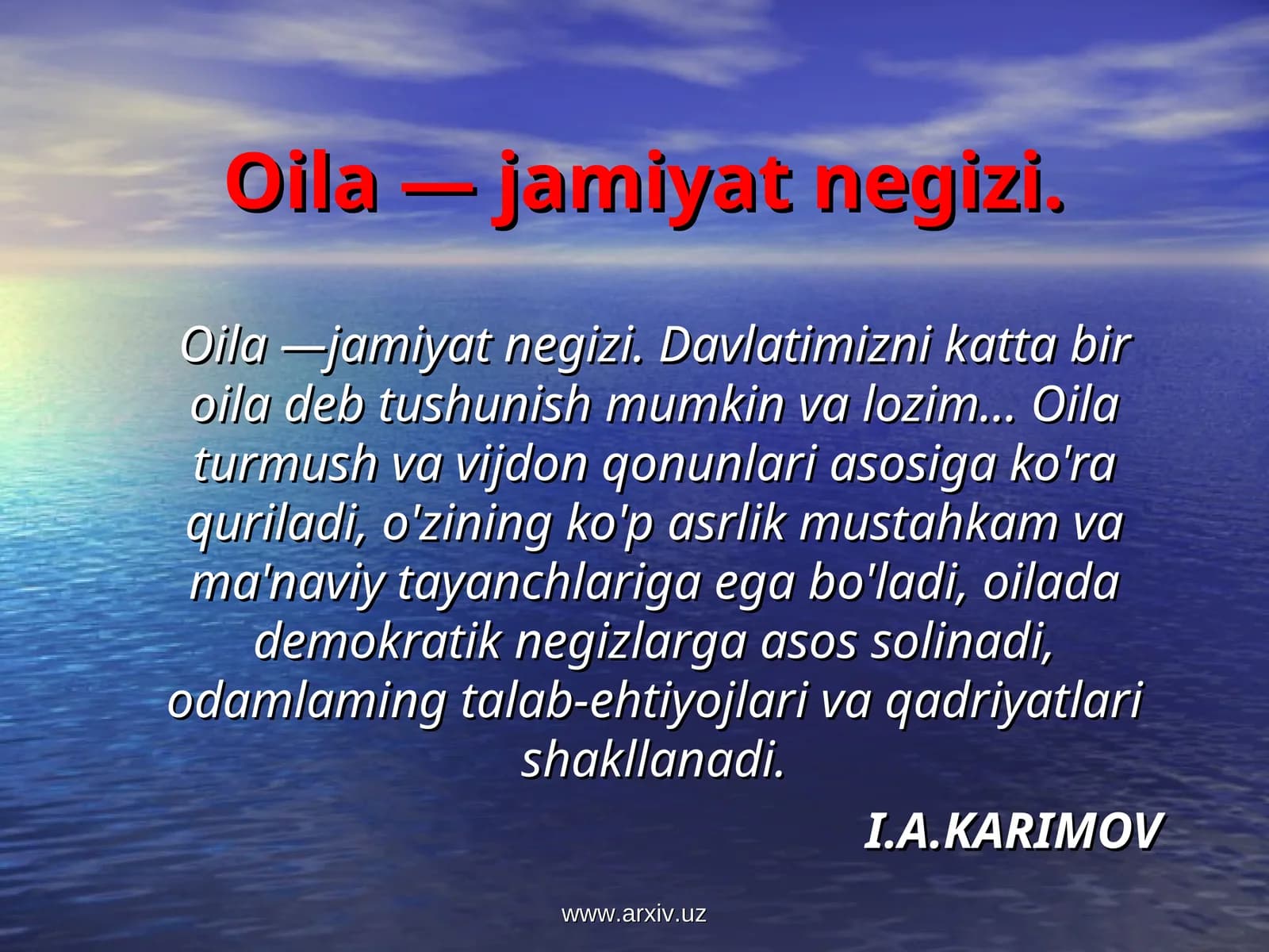 Oilashunoslik fanining maqsadi va vazifalari