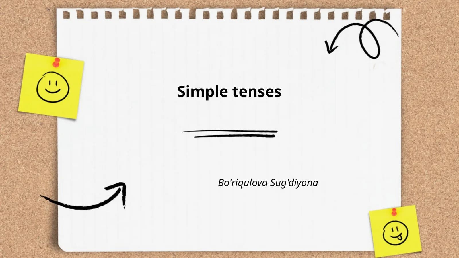 Simple tenses