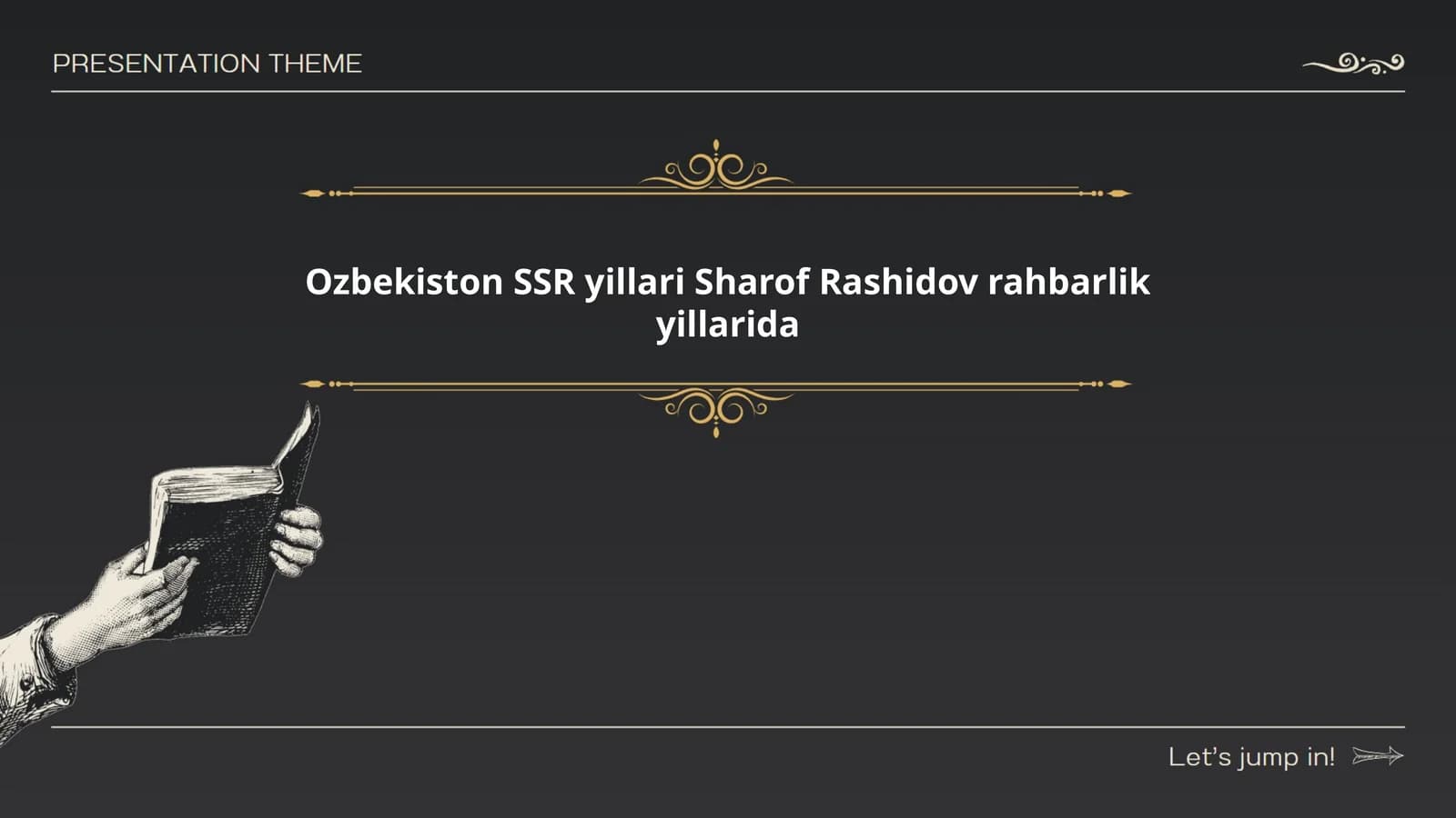 Sharof Rashidov hayoti va faoliyati
