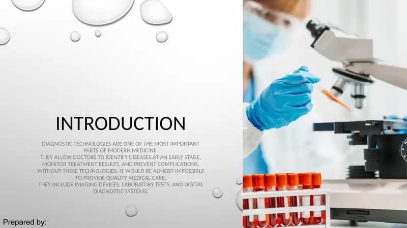 Diagnostic Technologies Ingliz tilida
