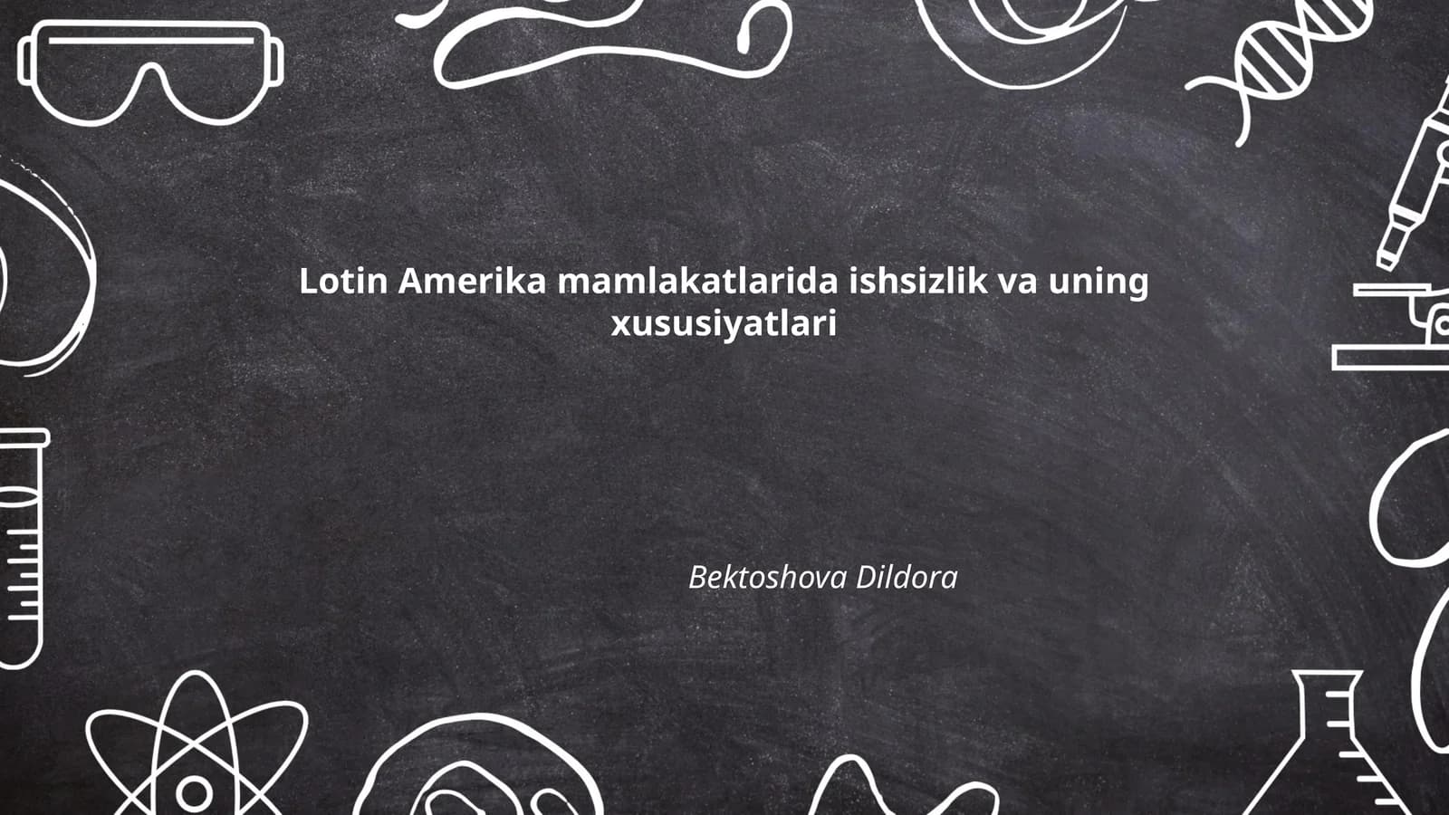 Lotin Amerika mamlakatlarida ishsizlik va uning xususiyatlari