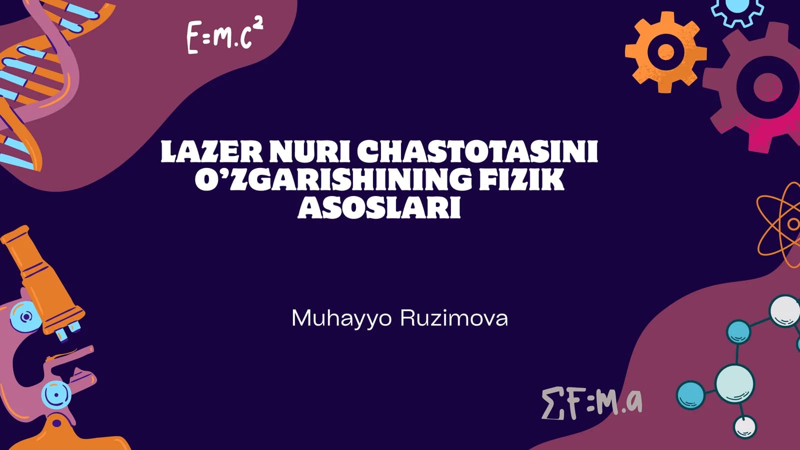 Lazer nuri chastotasini o'zgarishi