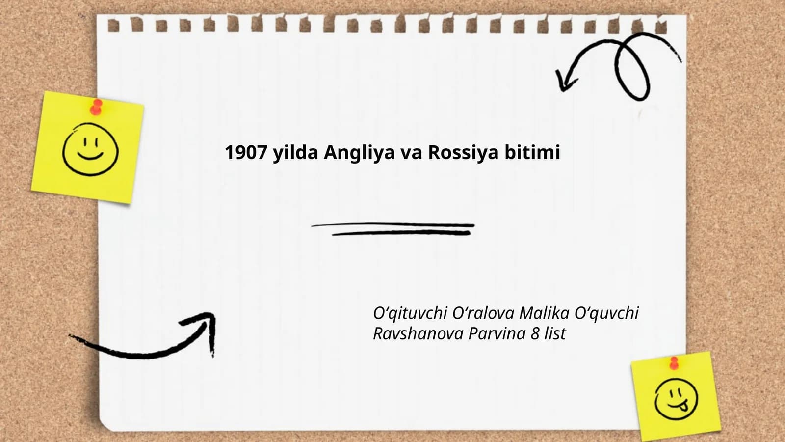 1907 yilda Angliya va Rossiya bitimi