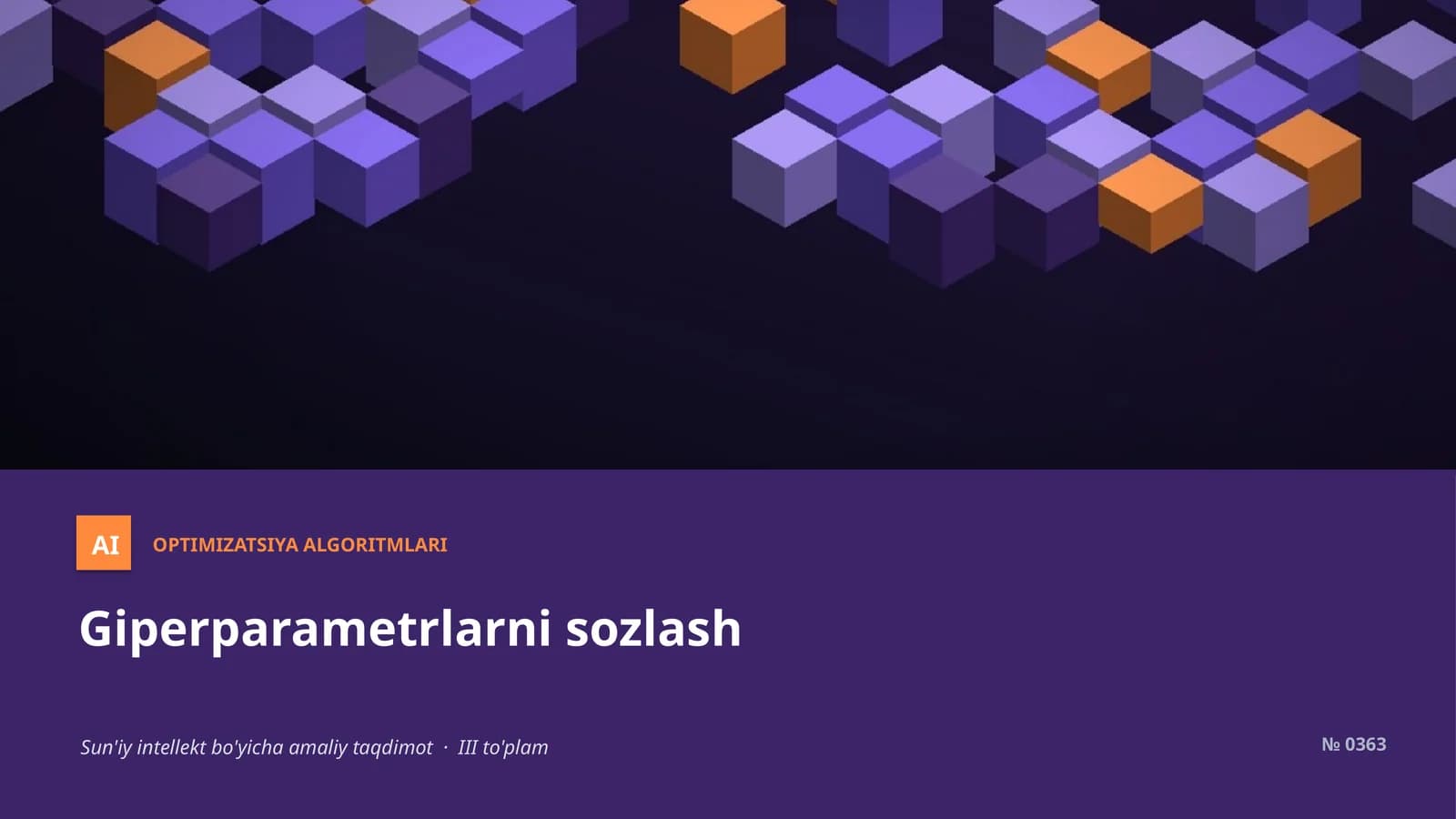 Optimizatsiya algoritmlari