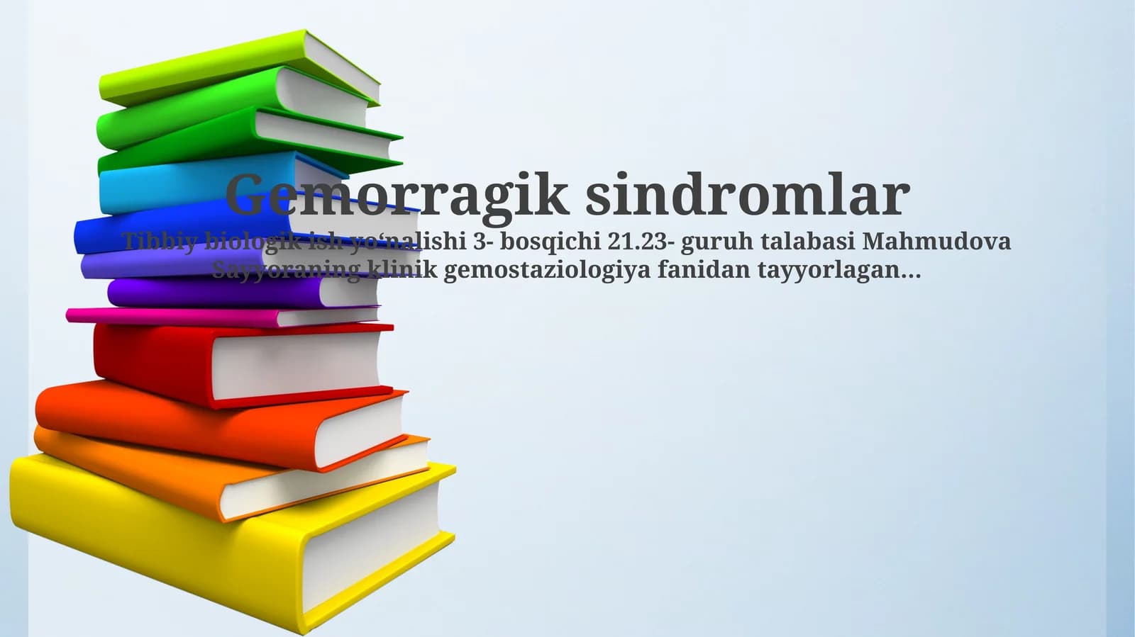 Gemorragik sindromlar