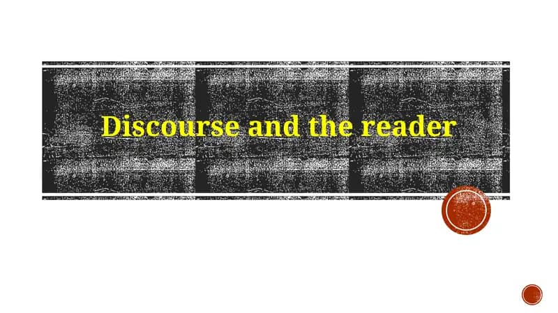 Understanding Discourse: Frameworks and Features